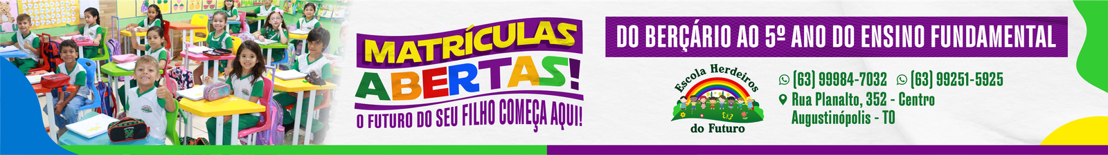 MATRICULAS ABERTAS SITE 1070