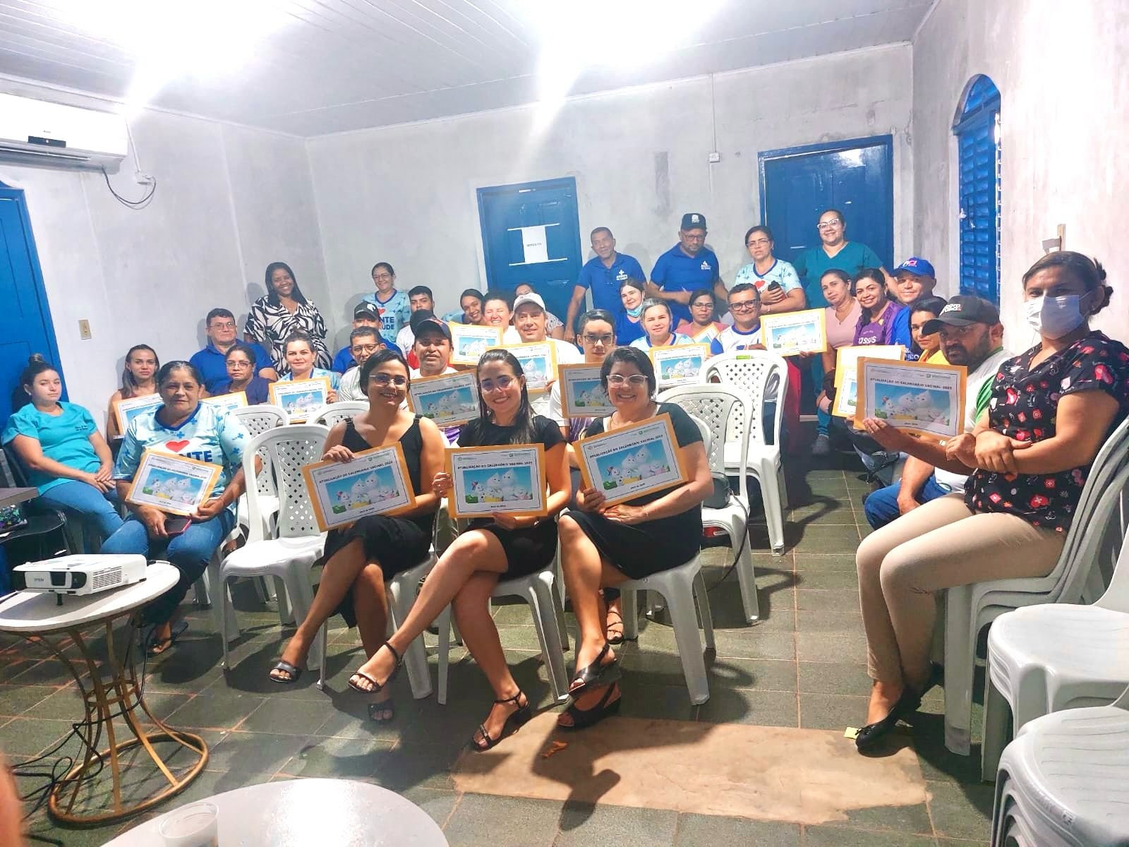 AUGUSTINÓPOLIS: Profissionais de saúde participam de capacitação sobre o calendário vacinal de 2025