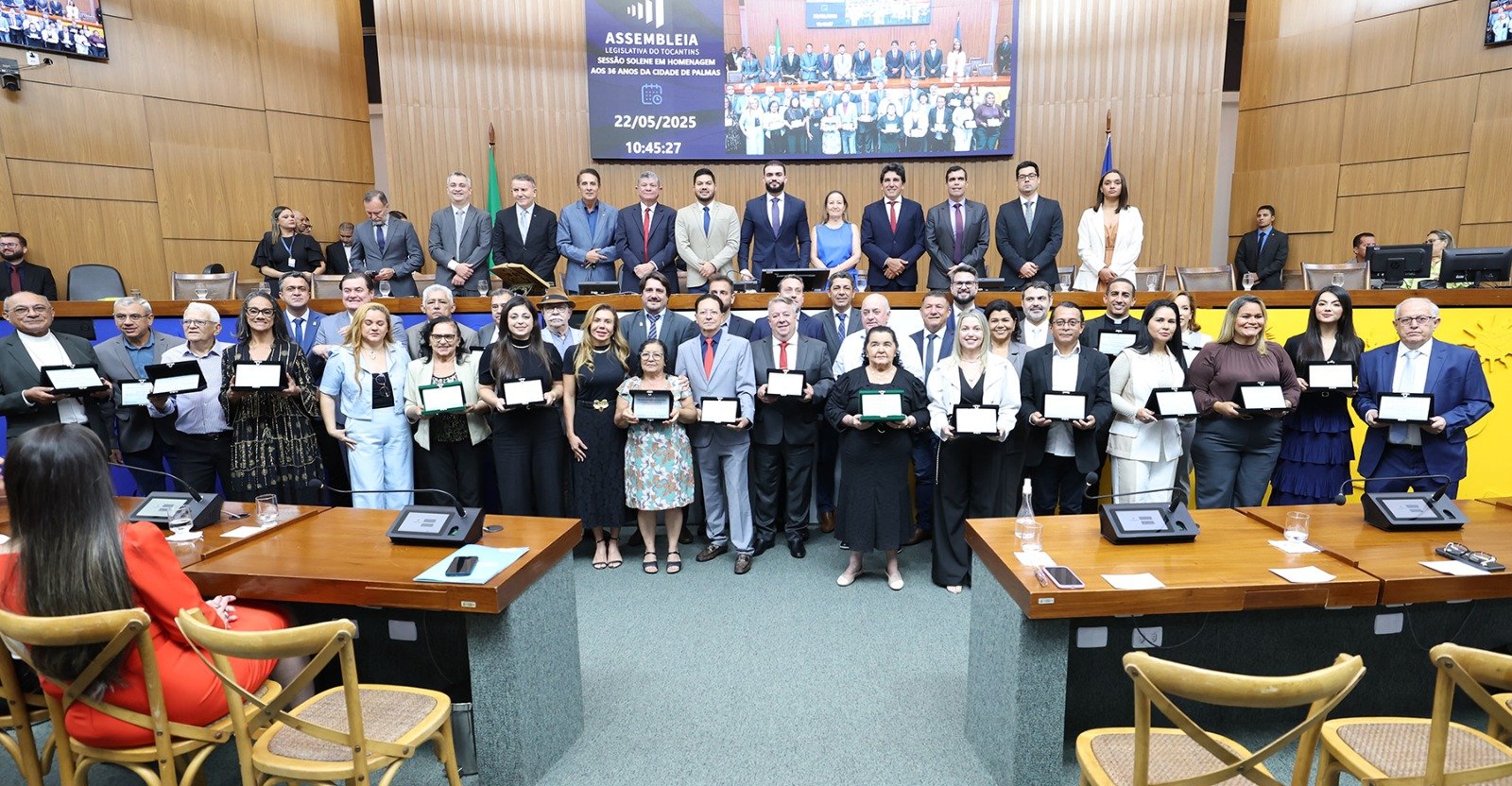 Assembleia Legislativa realiza sessão solene em homenagem aos 36 anos de Palmas