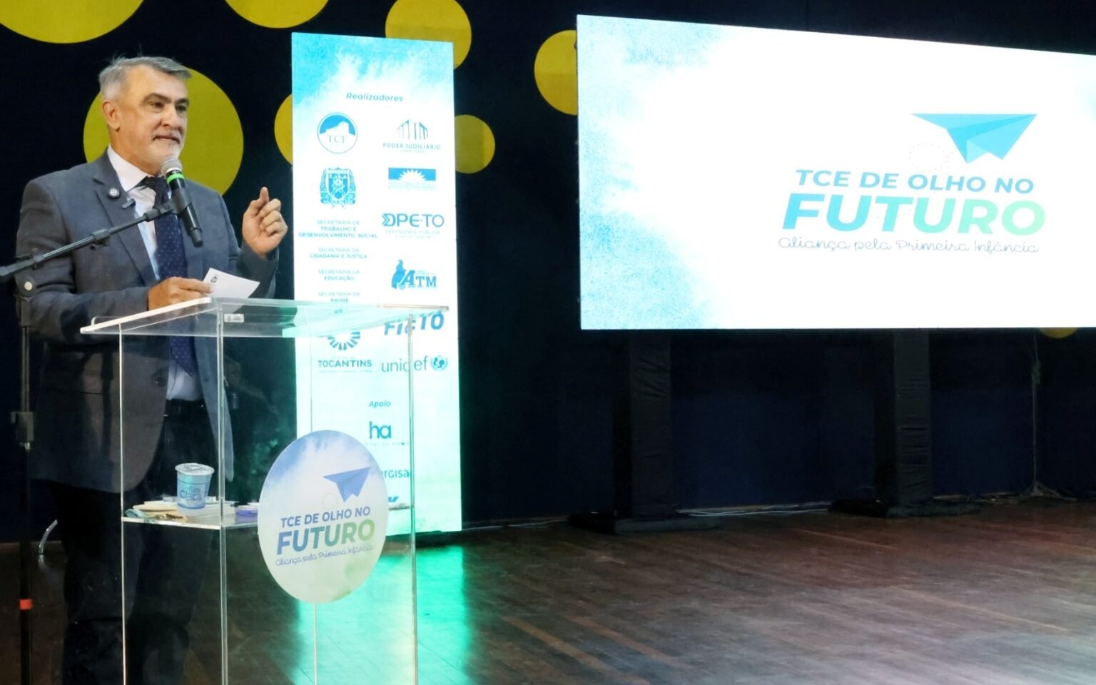 Presidente da Aleto, Amélio Cayres, participa de lançamento do projeto TCE de Olho no Futuro