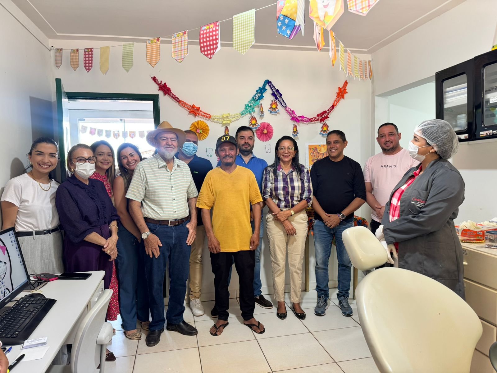 Arraiá da Saúde Bucal: Prefeitura de Augustinópolis une festa junina e sorrisos com entrega de próteses à comunidade