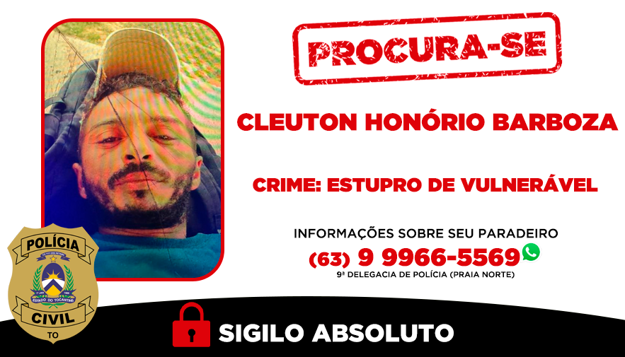 Suspeito de abusar de meninas em Praia Norte tem prisão decretada e está sendo procurado