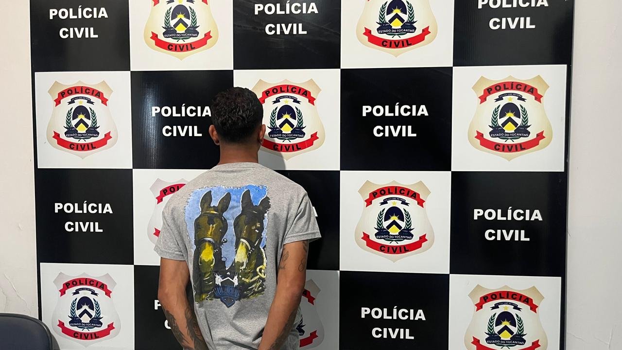 Em Palmas, Polícia Civil prende homem investigado por praticar crimes contra o patrimônio e recupera aparelhos celulares roubados