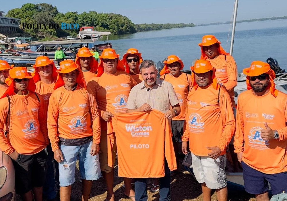 ARAGUATINS: Profissionais do transporte de barcos e lanchas recebem kits doados por Wiston Gomes