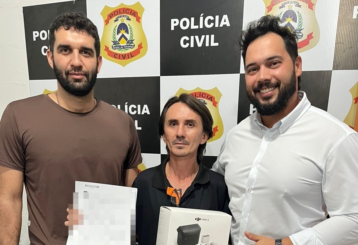 Em Paraíso, Polícia Civil conclui inquérito e indicia homem que furtou drone avaliado em R$ 9 mil