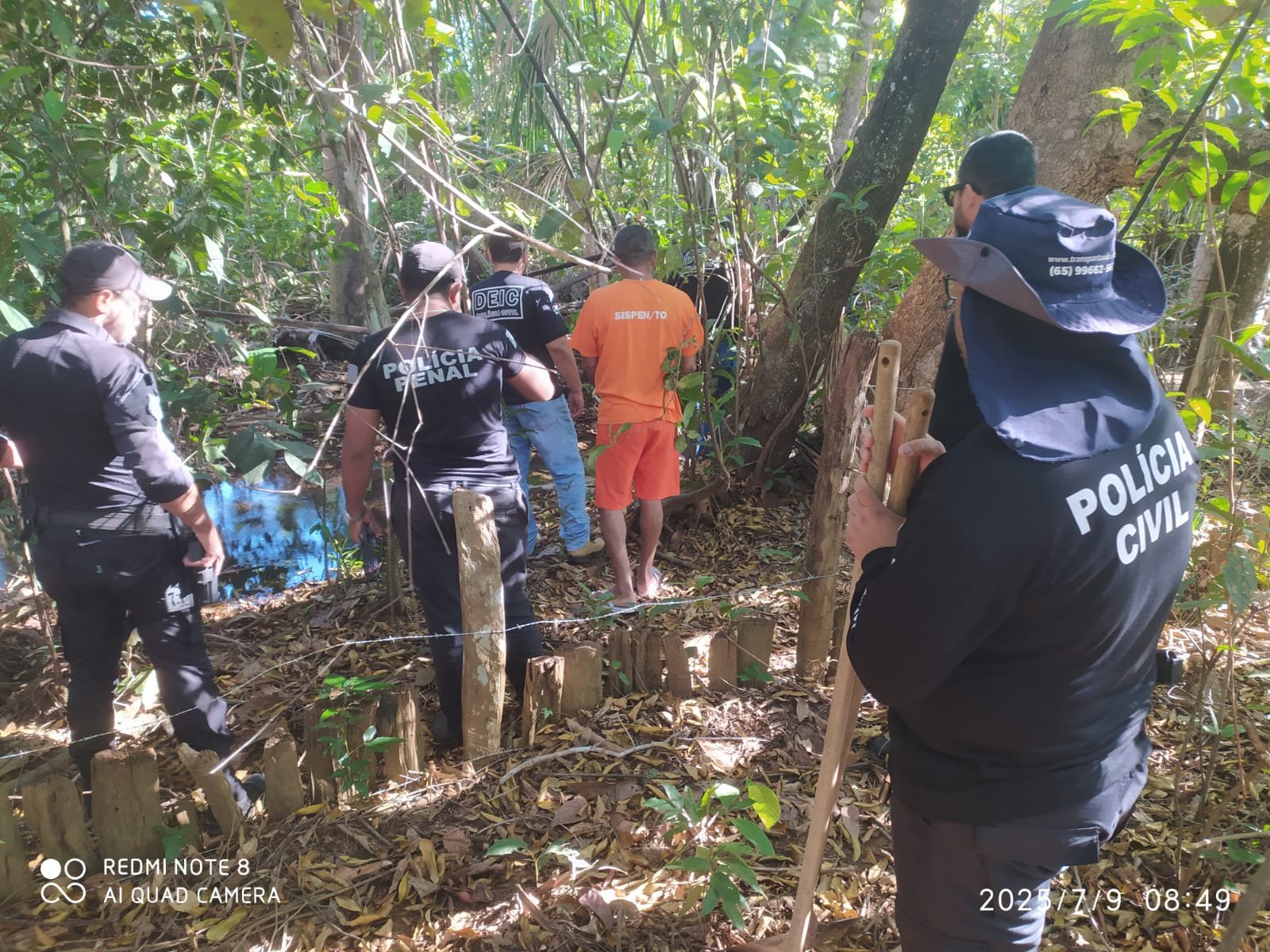 Ação conjunta da Polícia Civil e da Polícia Penal resulta no encontro de ossada de homem vítima de homicídio em Monte do Carmo