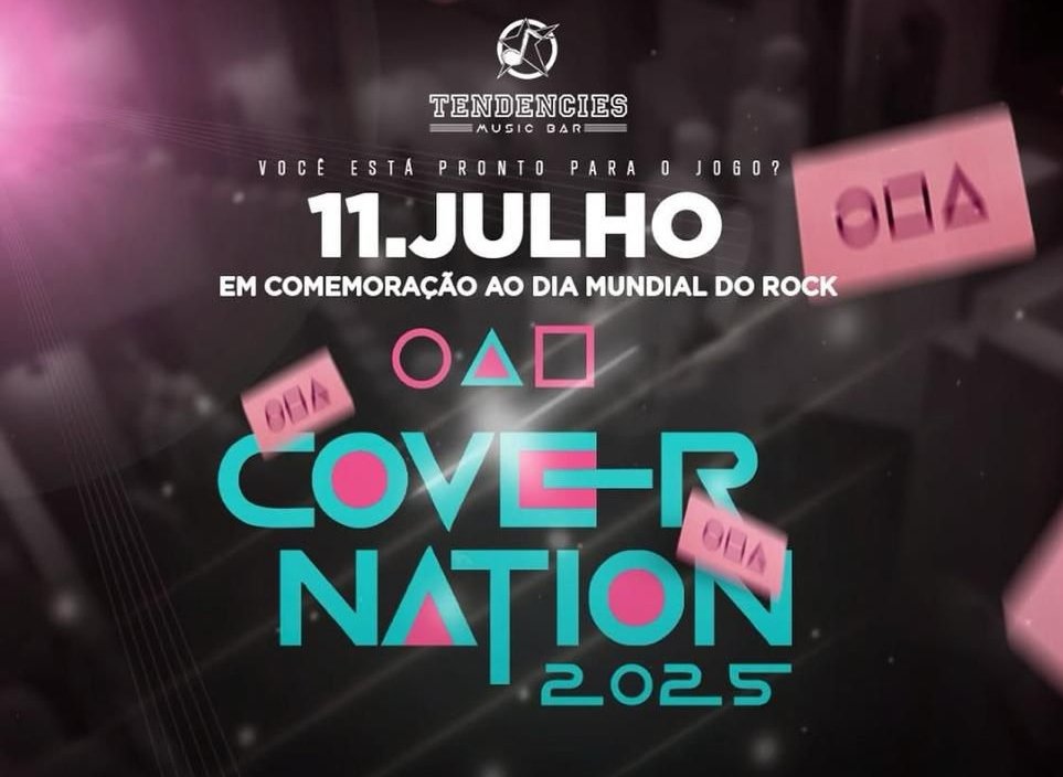 Covernation 2025 celebra o Dia Mundial do Rock com shows imperdíveis hoje, sexta, em Palmas
