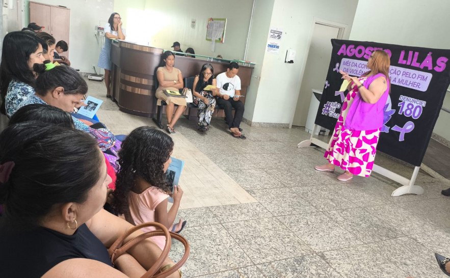 Hospital Regional de Augustinópolis promove a campanha Agosto Lilás