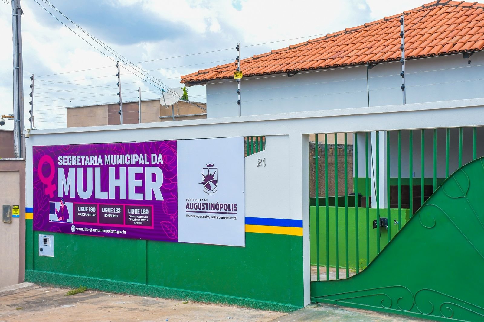 Augustinópolis inaugura Sede da Secretaria da Mulher para fortalecer políticas públicas e combater a violência doméstica