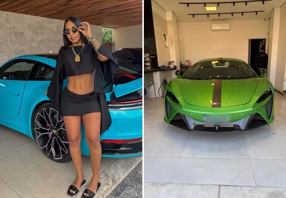 Veja como é por dentro da McLaren de R$ 3 milhões de influenciadora presa pela Polícia Civil