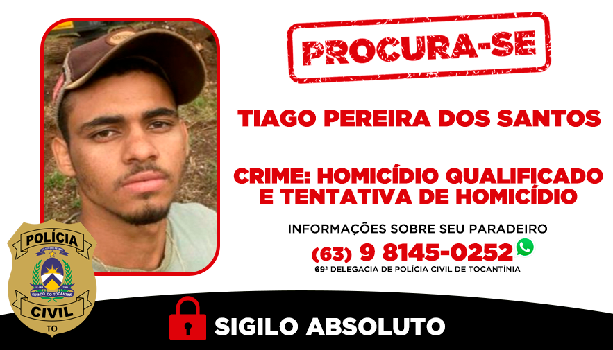 Polícia Civil procura pai e filho suspeitos de homicídio qualificado e tentativa de homicídio em Tocantínia