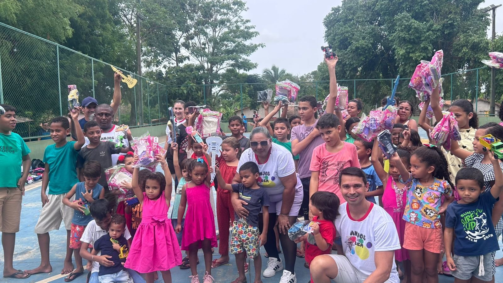 Em Augustinópolis, crianças são beneficiadas com ação do Vereador Gaúcho em parceria com o Projeto Anjos do Bem