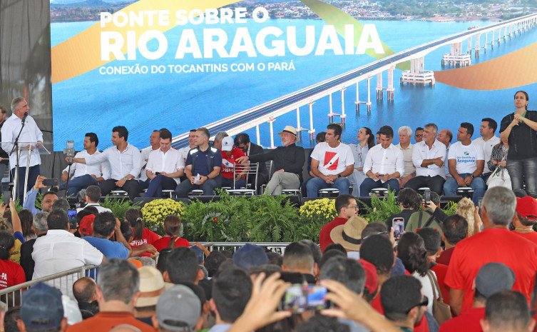 “Essa ponte reposiciona o Tocantins no mapa da infraestrutura do Brasil e impulsiona o futuro”, afirma o governador Laurez Moreira em Xambioá