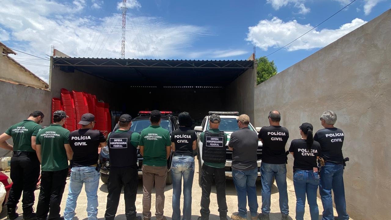 No Sudeste do Estado, Polícia Civil apoia operação Agro CX contra fraude em bebidas do Ministério da Agricultura