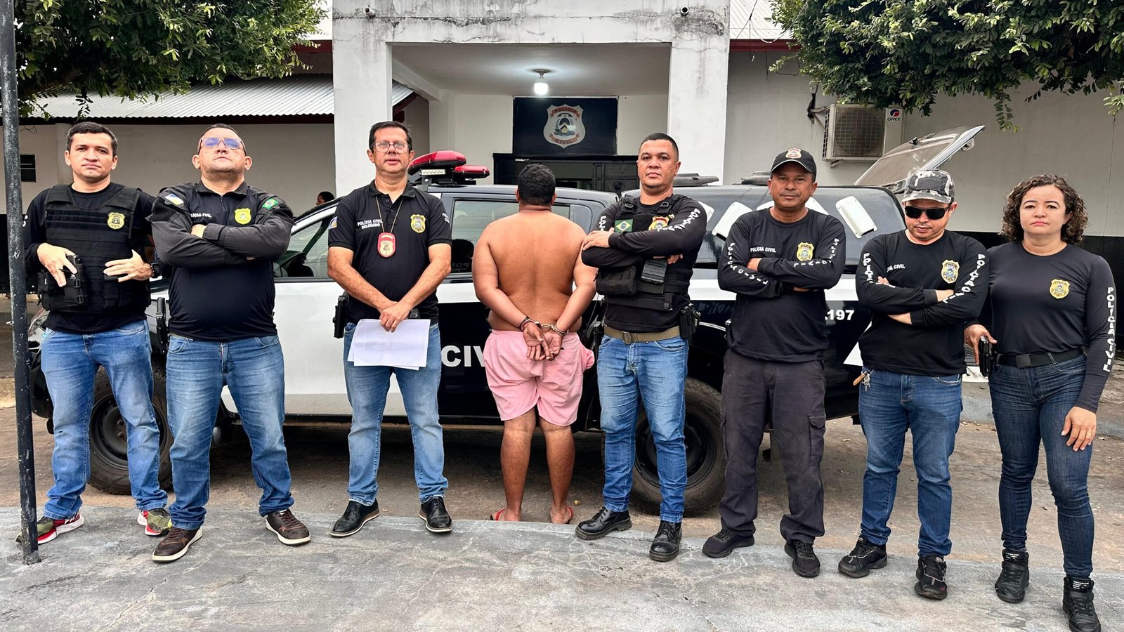 Em Araguatins, Polícia Civil cumpre mandado de prisão contra homem investigado por crime contra o patrimônio público expedido pela Justiça do Estado de Goiás