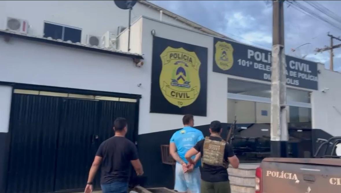 Homem investigado por tentar matar namorado da ex-companheira é preso pela Polícia Civil em Dianópolis