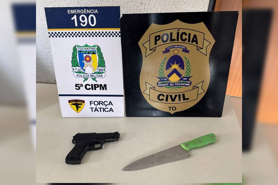 Homem de 40 anos é preso em flagrante suspeito de roubo e furto em Tocantinópolis